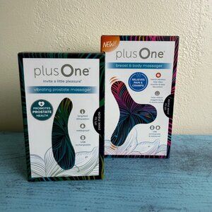 PlusOne Vibrating Prostate Massager & Breast & Body Massager USB Rechargeable